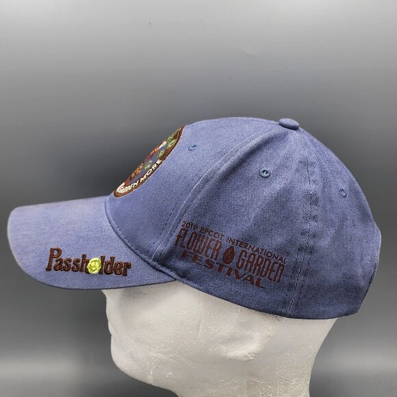 Disney Passholder Hat 2019 EPCOT Flower & Garden Festival Goofy Worry Less Garde - Picture 3 of 10